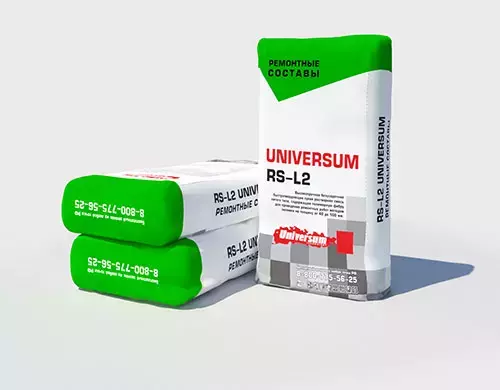 RS-L2 UNIVERSUM Высокопрочная безусадочная армированная сухая растворная смесь литого типа RS-L2 UNIVERSUM Высокопрочная безусадочная армированная сухая растворная смесь литого типа
